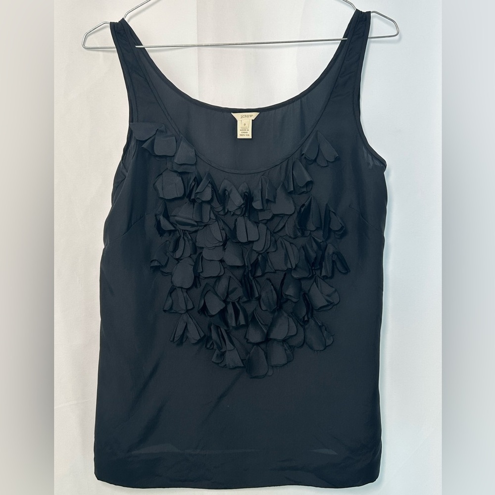 J. CREW Silk Petal Tank
